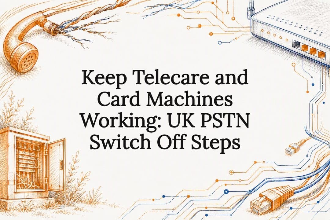 Keep Telecare and Card Machines Working: UK PSTN Switch Off Steps