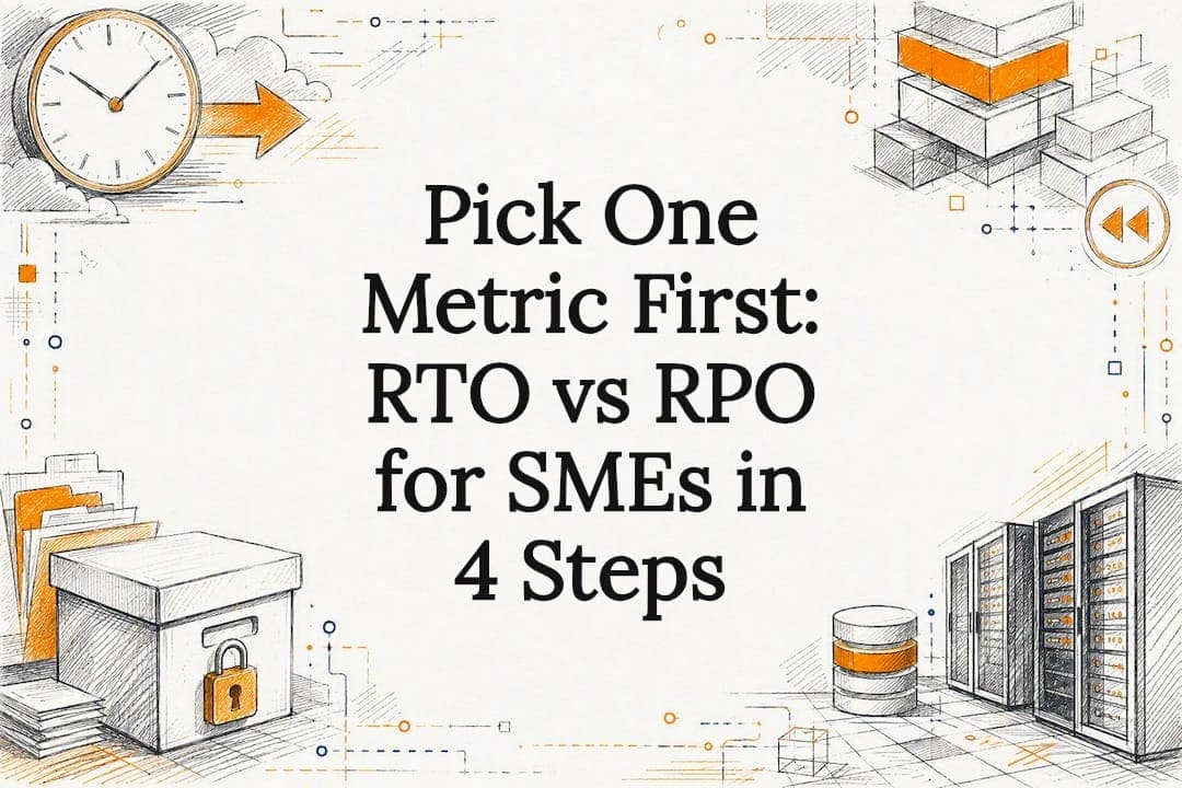 Pick One Metric First: RTO vs RPO for SMEs in 4 Steps