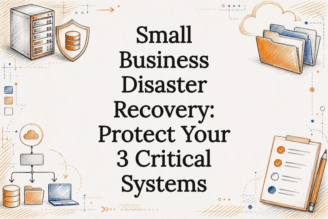 Small Business Disaster Recovery: Protect Your 3 Critical Systems