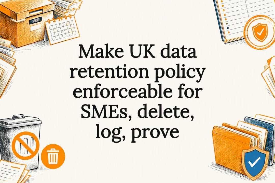 Make UK data retention policy enforceable for SMEs, delete, log, prove