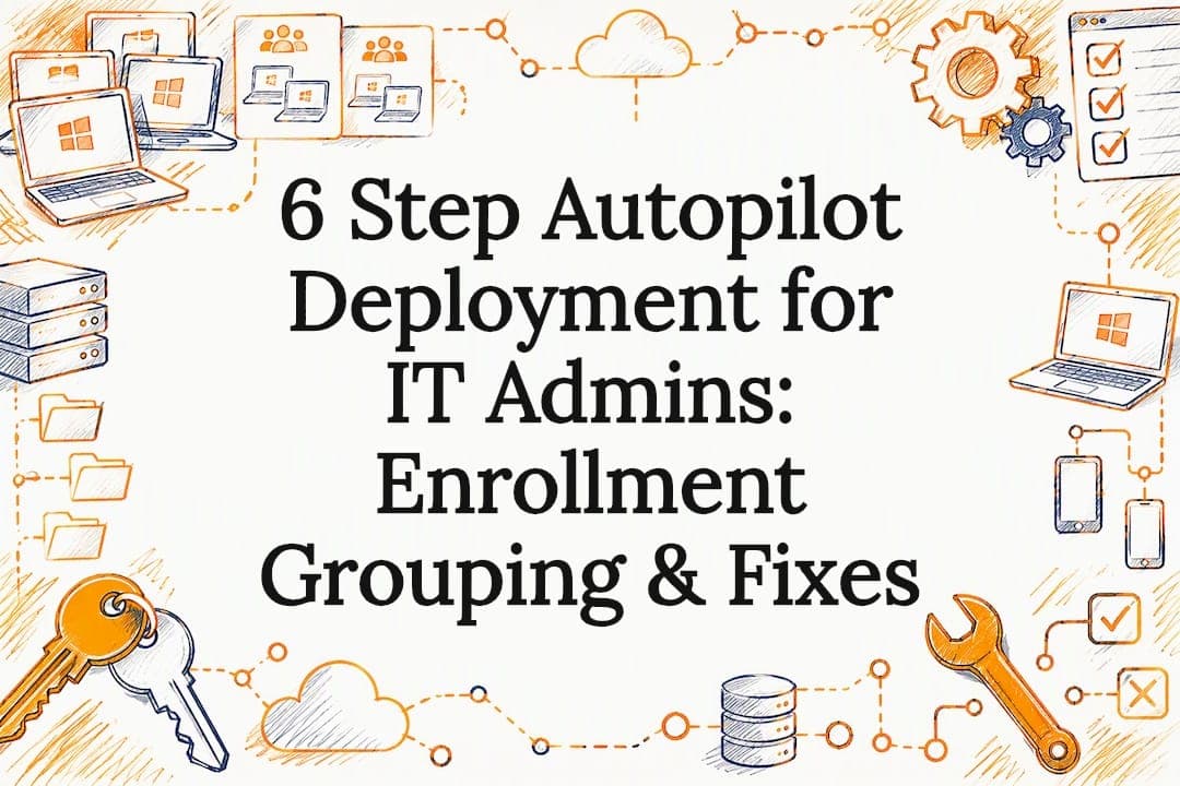 6 Step Autopilot Deployment for IT Admins: Enrollment Grouping & Fixes