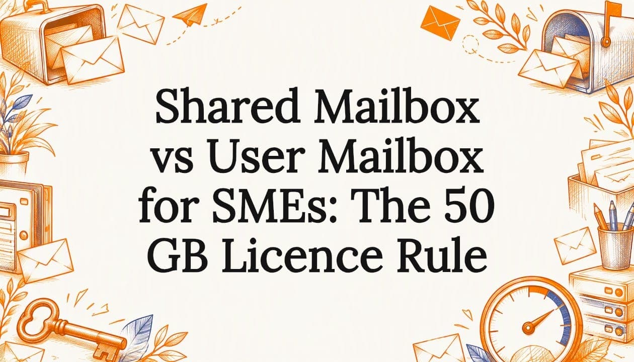 Shared Mailbox vs User Mailbox for SMEs: The 50 GB Licence Rule
