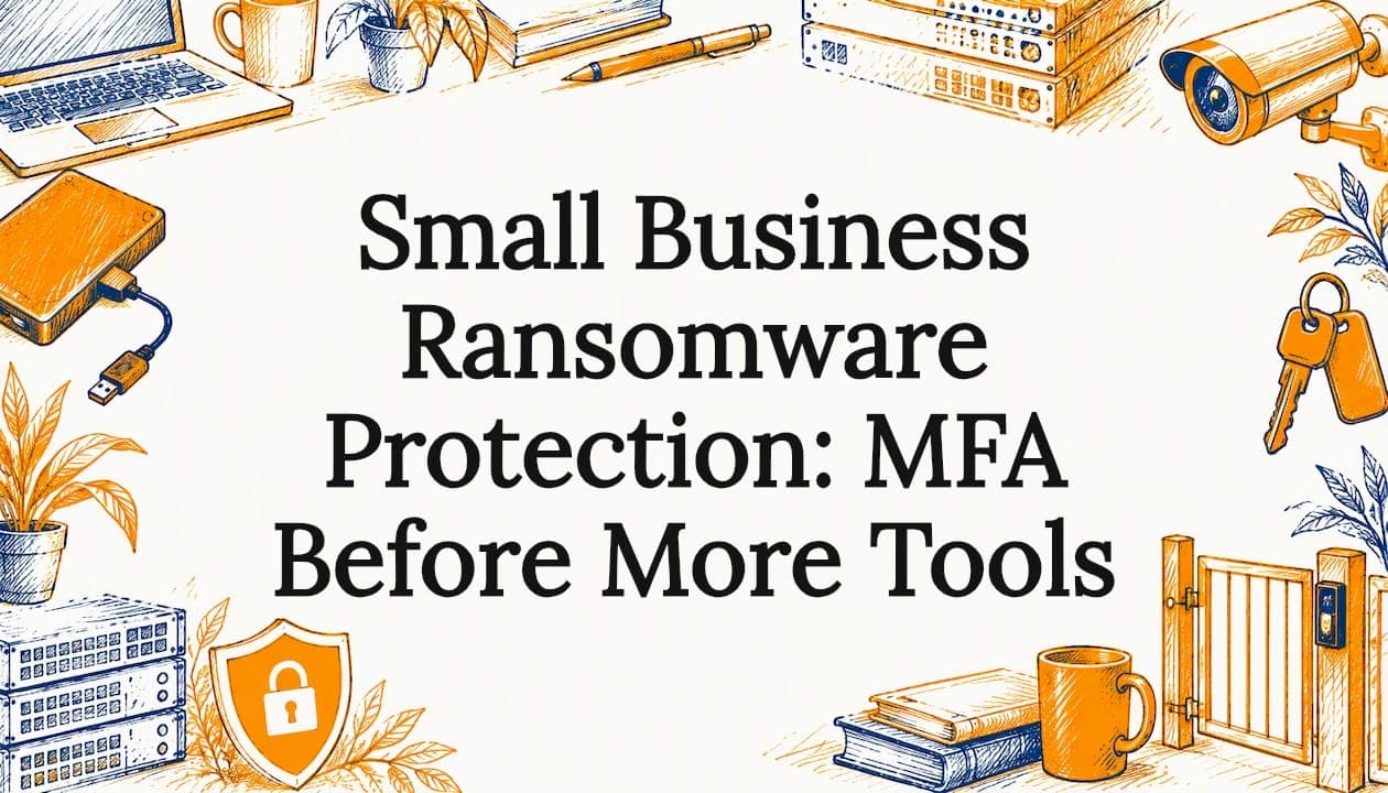 Small Business Ransomware Protection: MFA Before More Tools